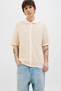 Camisa relaxed fit punto