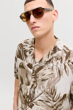 Camisa relaxed fit viscosa