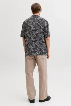 Camisa relaxed fit viscosa