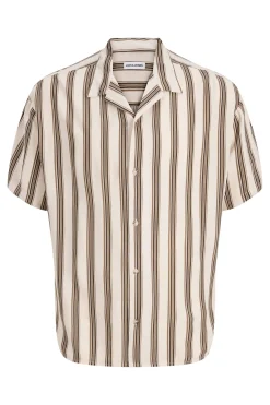 Camisa relaxed viscosa rayas