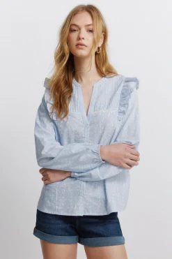 Camisa romantica volantes