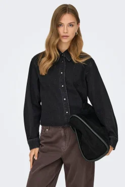 Camisa vaquera cropped