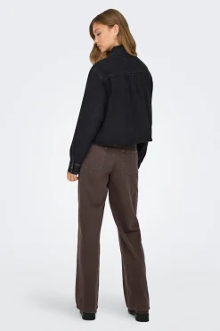 Camisa vaquera cropped