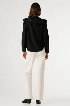 Camisa vaquera manga larga