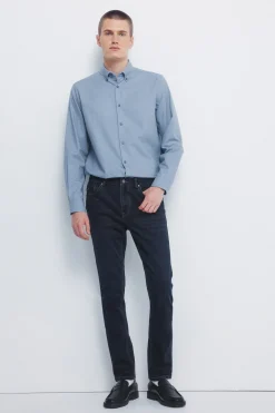 Camisa vestir estructura bicolor