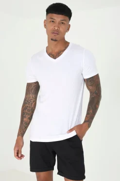 Camiseta b&aacute;sica de manga corta