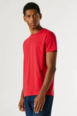 Camiseta b&aacute;sica manga corta logo