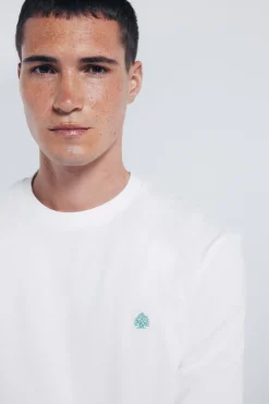 Camiseta b&aacute;sica manga larga acabado suave