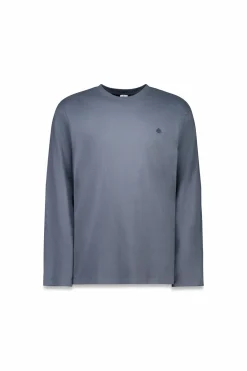 Camiseta b&aacute;sica manga larga acabado suave