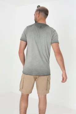 Camiseta calavera manga corta