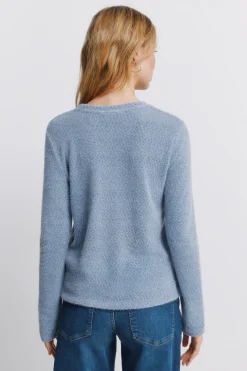 Camiseta chenilla cuello fantas&iacute;a