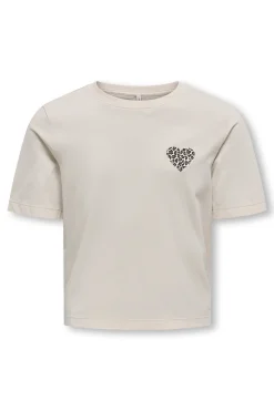 Camiseta corazón niña