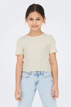 Camiseta cropped niña
