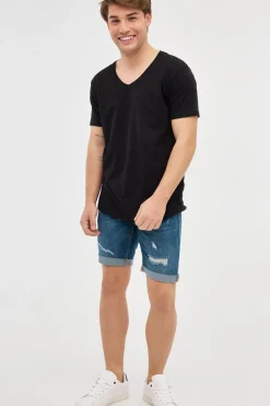 Camiseta cuello pico