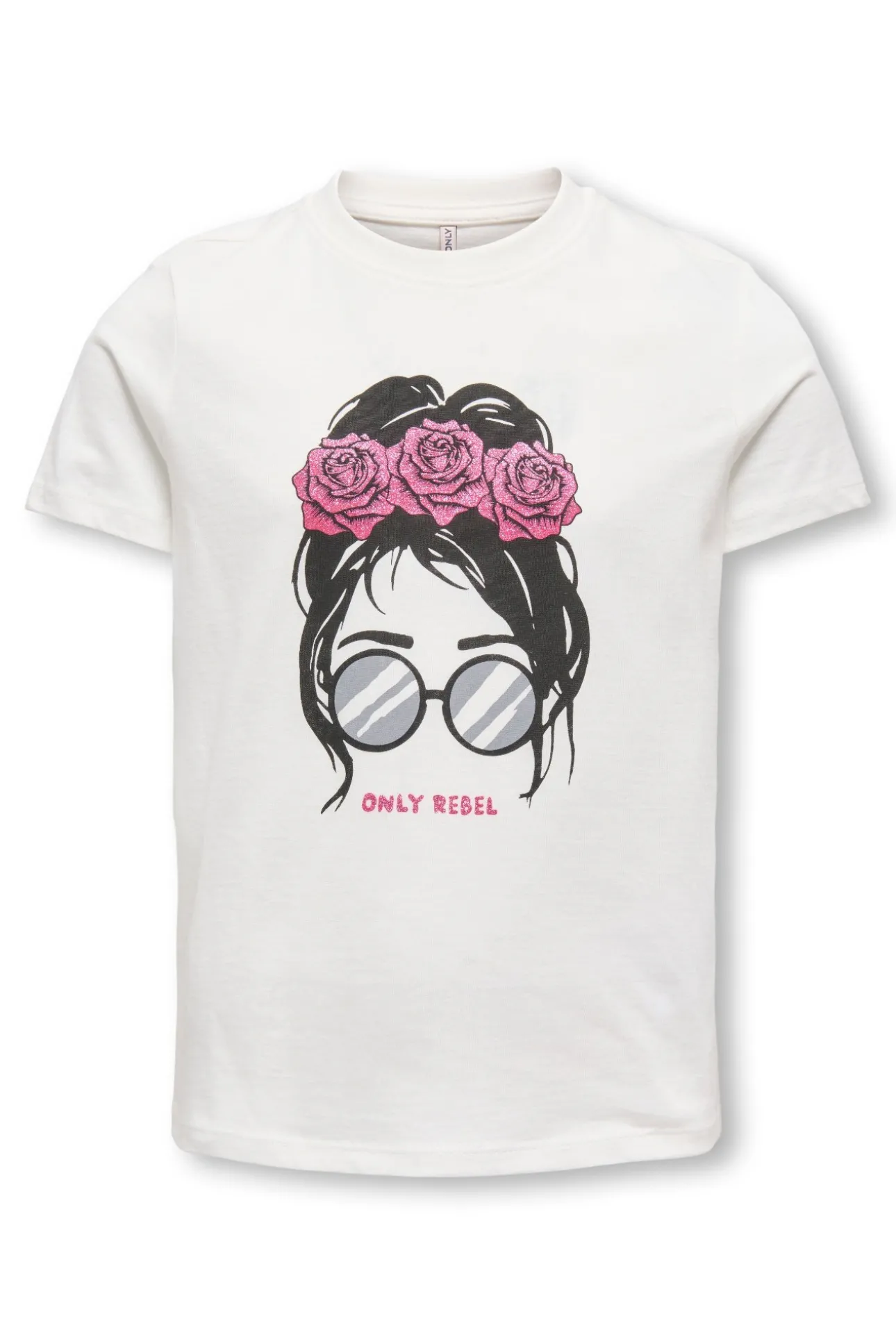 Camiseta de manga corta con estampado frontal