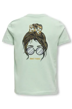 Camiseta de manga corta con estampado frontal