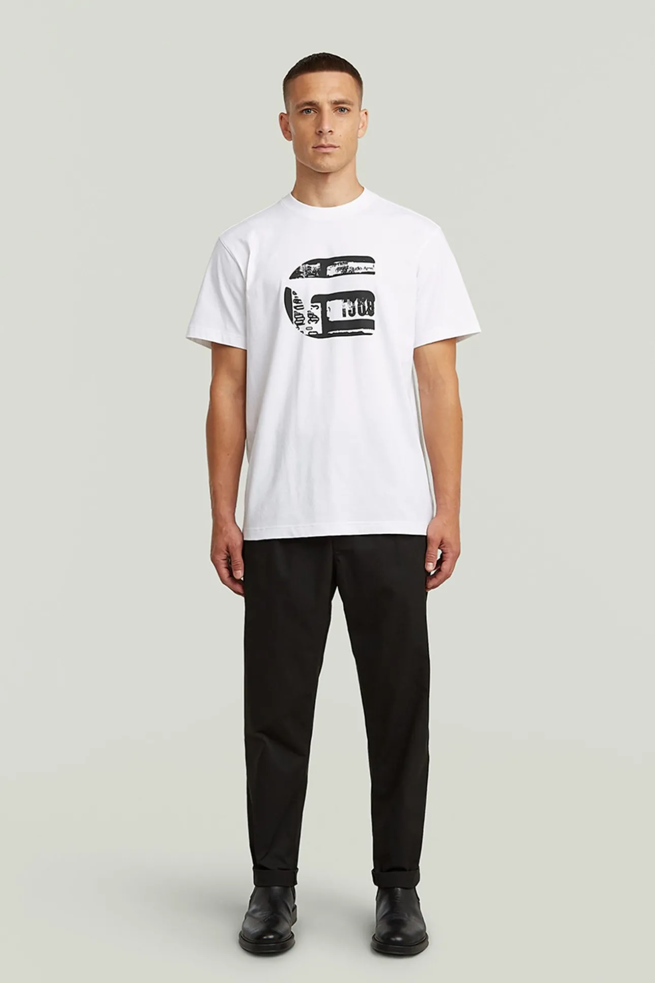 Camiseta de manga corta con logo