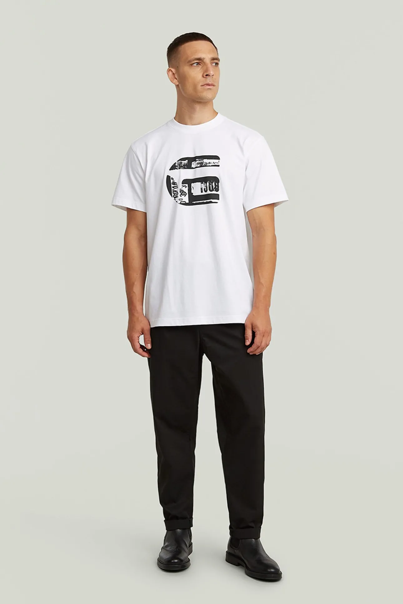 Camiseta de manga corta con logo