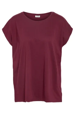 Camiseta de manga corta con cuello redondo