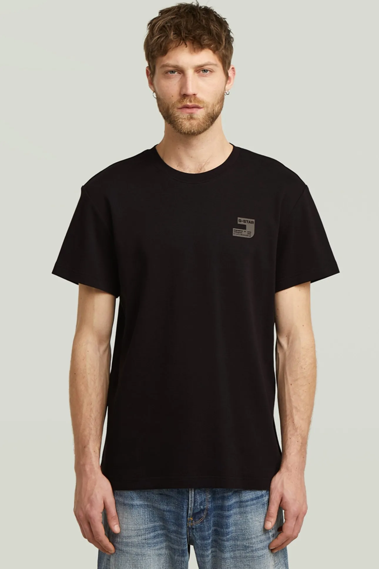 Camiseta de manga corta y corte recto