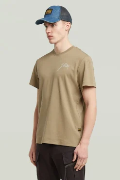 Camiseta de manga corta y corte recto