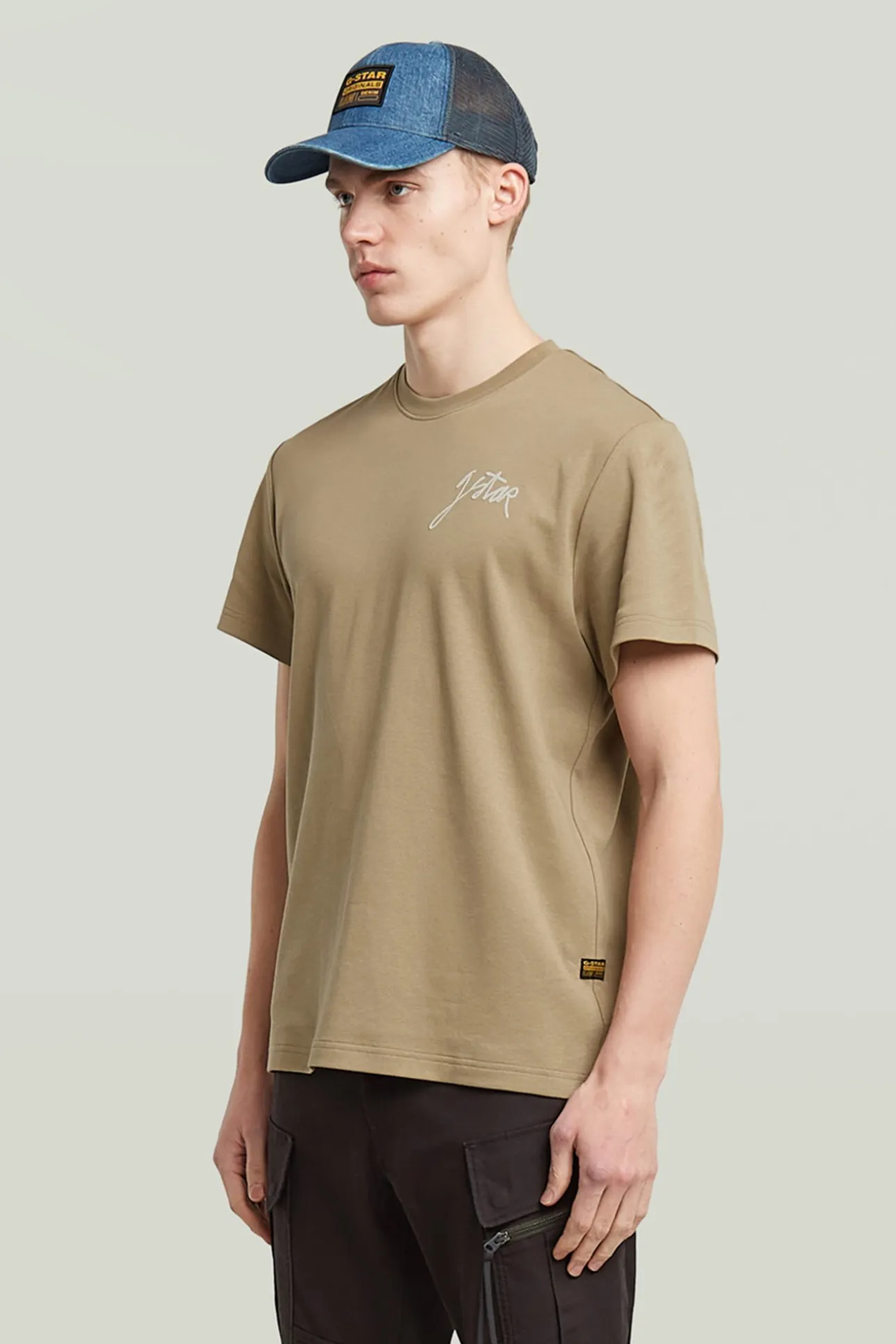 Camiseta de manga corta y corte recto