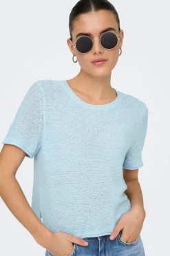 Camiseta de punto manga corta