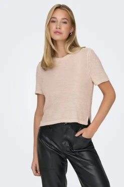 Camiseta de punto manga corta