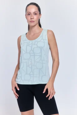 Camiseta deportiva mesh tirante