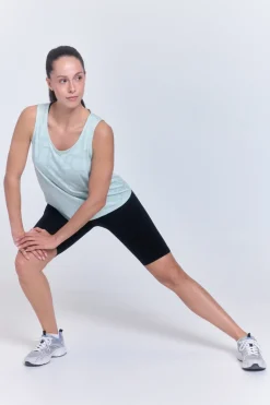 Camiseta deportiva mesh tirante