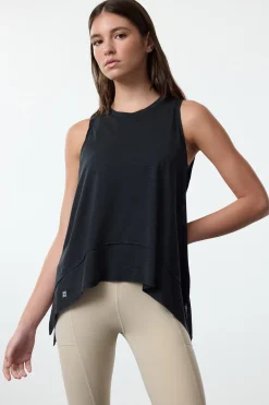 Camiseta deportiva yoga sin mangas