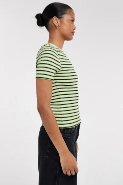 Camiseta estampada cuello redondo