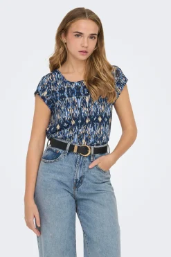 Camiseta estampada manga corta