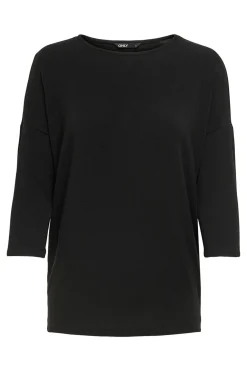 Camiseta fluida de manga media