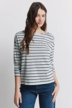 Camiseta hombro botones