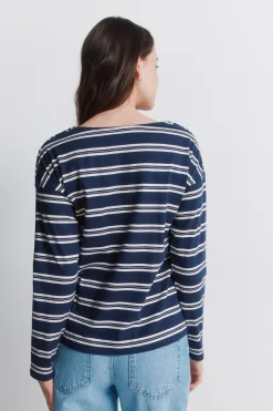 Camiseta hombro botones