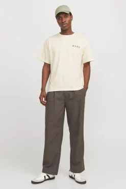 Camiseta loose fit manga corta