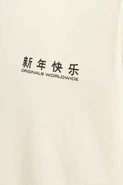 Camiseta loose fit manga corta