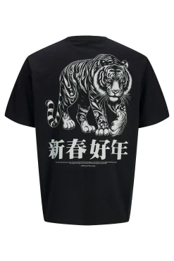 Camiseta loose fit manga corta