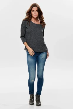 Camiseta manga 3/4 cuello redondo