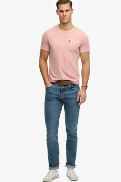 Camiseta manga corta b&aacute;sica con bolsillo