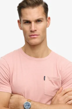 Camiseta manga corta b&aacute;sica con bolsillo