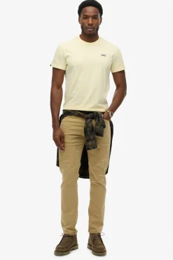 Camiseta manga corta b&aacute;sica con logotipo peque&ntilde;o