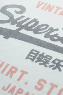 Camiseta manga corta b&aacute;sica con logotipo grande