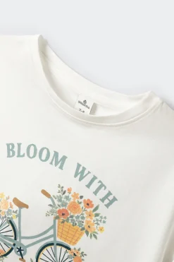 Camiseta manga corta bici ni&ntilde;a