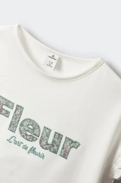 Camiseta manga corta bloom ni&ntilde;a