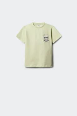 Camiseta manga corta calavera ni&ntilde;o