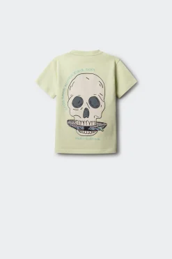 Camiseta manga corta calavera ni&ntilde;o