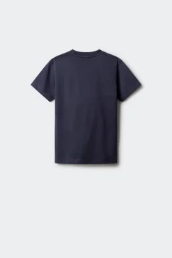 Camiseta manga corta color block ni&ntilde;o