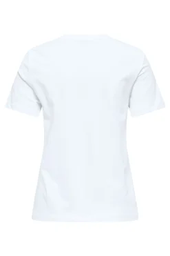 Camiseta manga corta con bordados